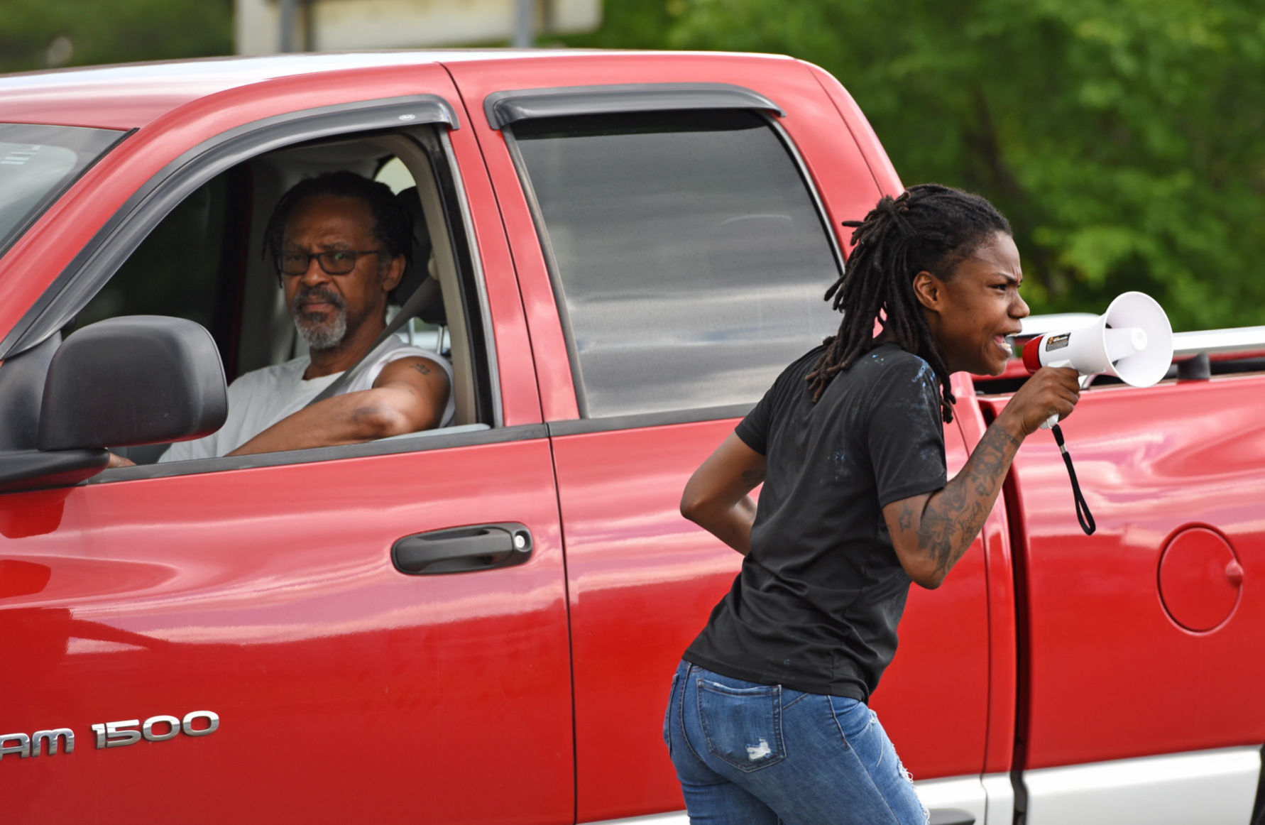 East Winston protest